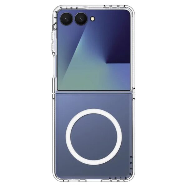 Casetify Clear Case with Magnetic Case เคส Galaxy Z Flip 7 – Clear