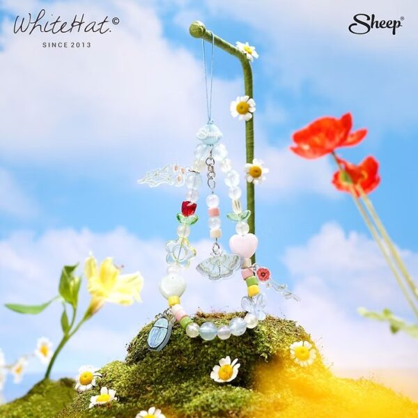 Sheep Charm WHITE HAT Collection