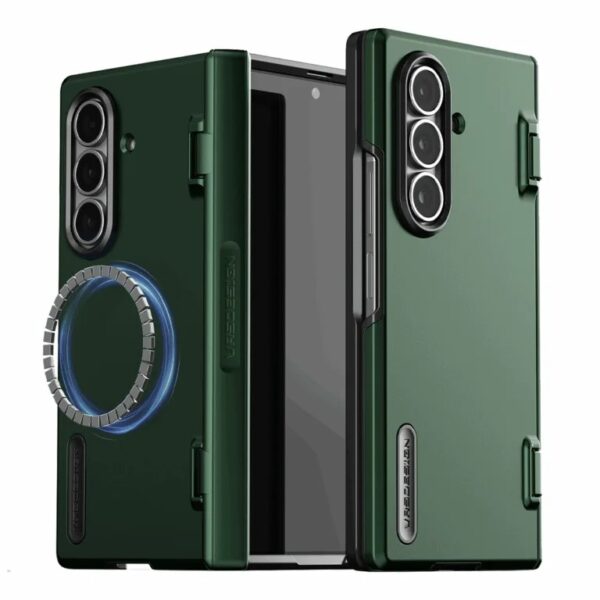 VRS Terra Guard Modern Halo Case เคส Samsung Galaxy Z Fold 7 - Metallic Green [Pre-Order]