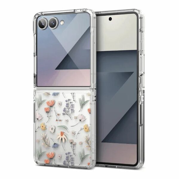 Ringke Fusion Design Case เคส Samsung Galaxy Z Flip 7 – Dry Flowers [Pre-Order]