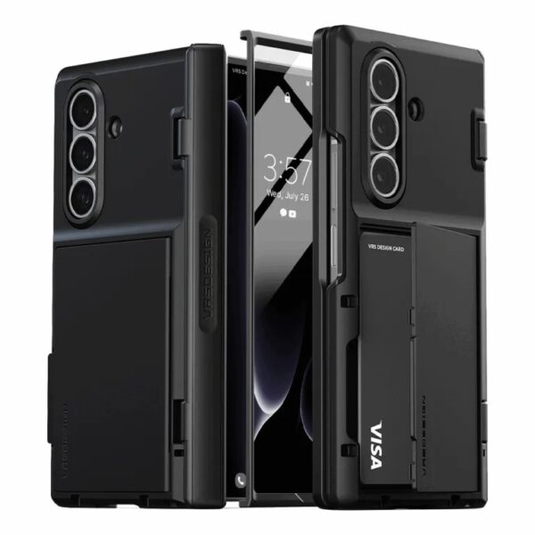 VRS Modern Go 360 Case เคส Samsung Galaxy Z Fold 7 - Black [Pre-Order]