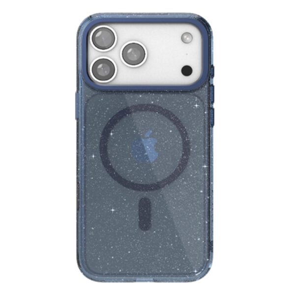 JTLEGEND Glitter Hybrid Cushion Mag Lens Stand (Camera Control Button) Case เคส iPhone 17 Pro - Crystal Blue [Pre-Order]
