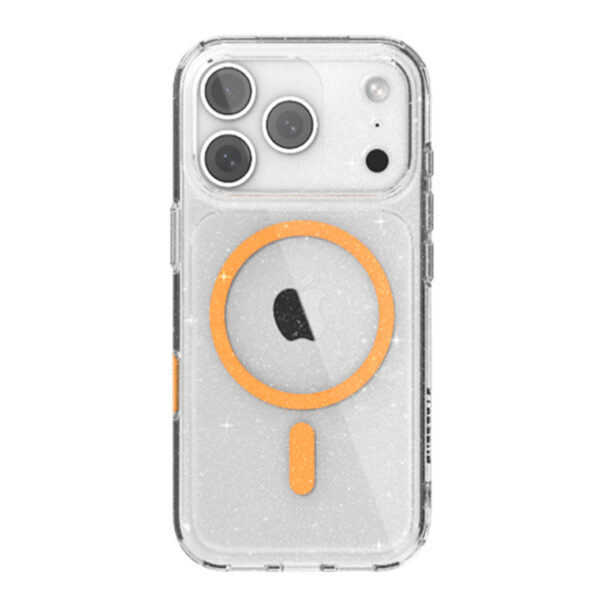 JTLEGEND Glitter Hybrid Cushion Mag (Camera Control Button) Case เคส iPhone 17 Pro Max - Orange [Pre-Order]