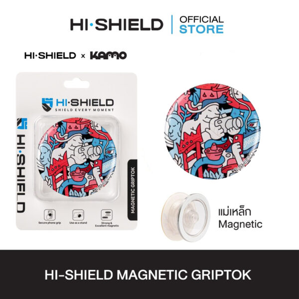 HI-SHIELD Acrylic Griptok Magnetic GRIP & STAND – Kamo S183