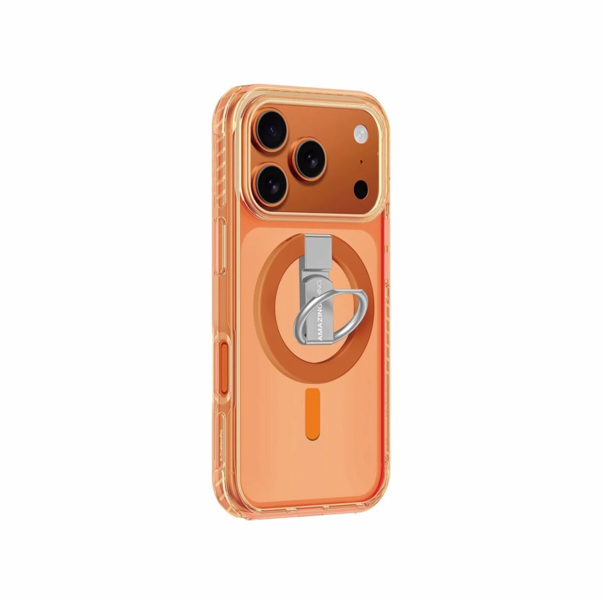 AMAZINGthing Titan Pro with Magnetic Grip Ring Set เคส iPhone 17 Pro Max - Titan Orange [Pre-Order] - Image 2