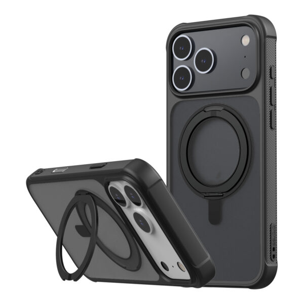 ARAREE Duple M Stand Case เคส iPhone 17 Pro Max - Black [Pre-Order]