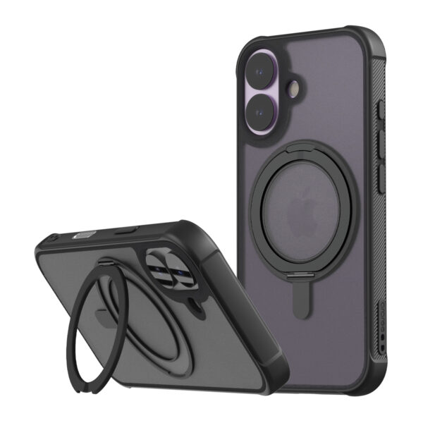 ARAREE Duple M Stand Case เคส iPhone 17 - Black [Pre-Order]