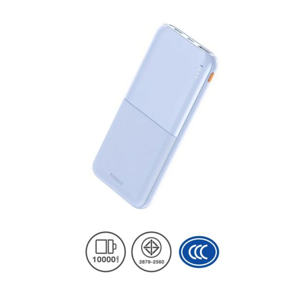 (มาตรฐาน CCC)Power Bank 10000mAh (RPP-23) - Blue