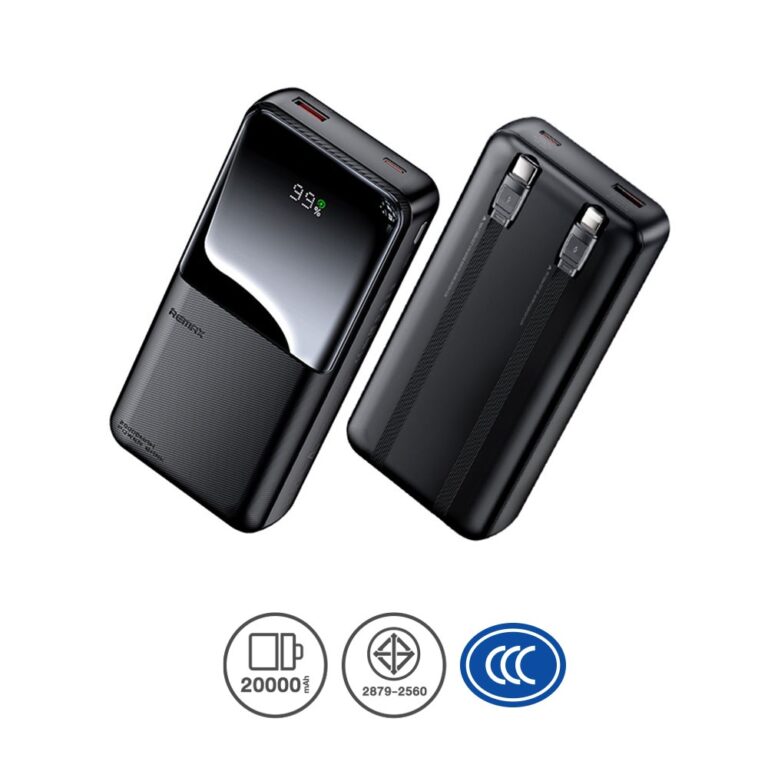 (มาตรฐาน CCC) Remax Power Bank 20000mAh (RPP-680) - Black [Pre-Order ...