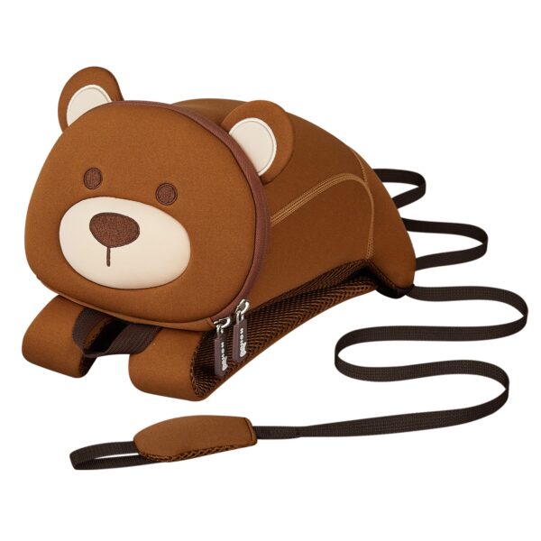 NoHoo Papa Series Anti Lost Backpack (M) NHB042M กระเป๋าสำหรับเด็ก - Bear