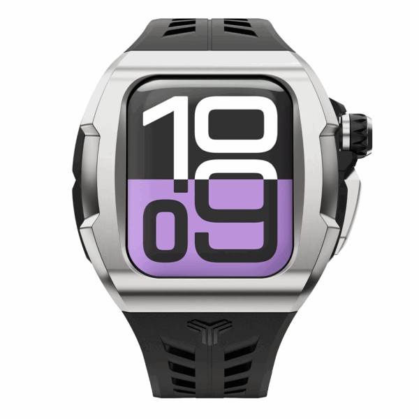 Y24 XINYI เคสและสาย Apple Watch Series 10 (46mm) – Silver/Black