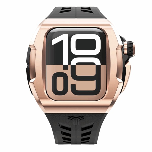 Y24 SÖDER เคสและสาย Apple Watch Series 10 (46mm) – Black/Rose Gold