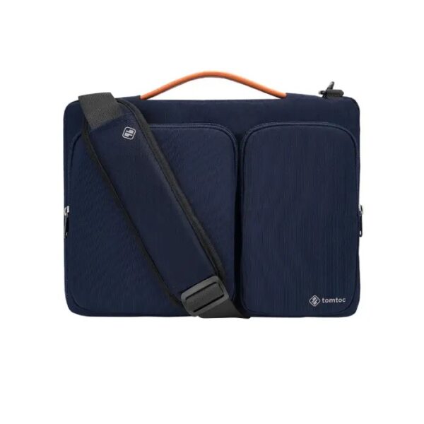 Tomtoc A42 Shoulder Bag กระเป๋าสะพายสำหรับ MacBook / Laptop 13.3″-14″ – Navy Blue