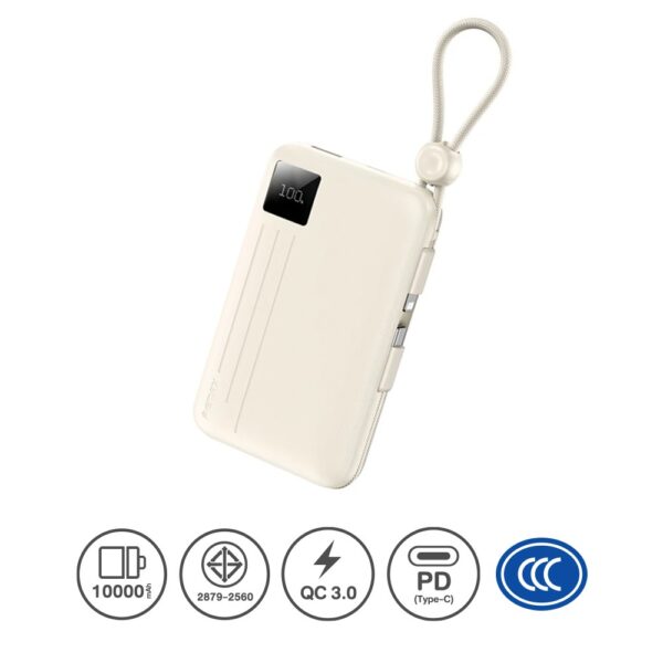 (มาตรฐาน CCC) Remax  Power Bank 10000mAh (RPP-5) - Beige
