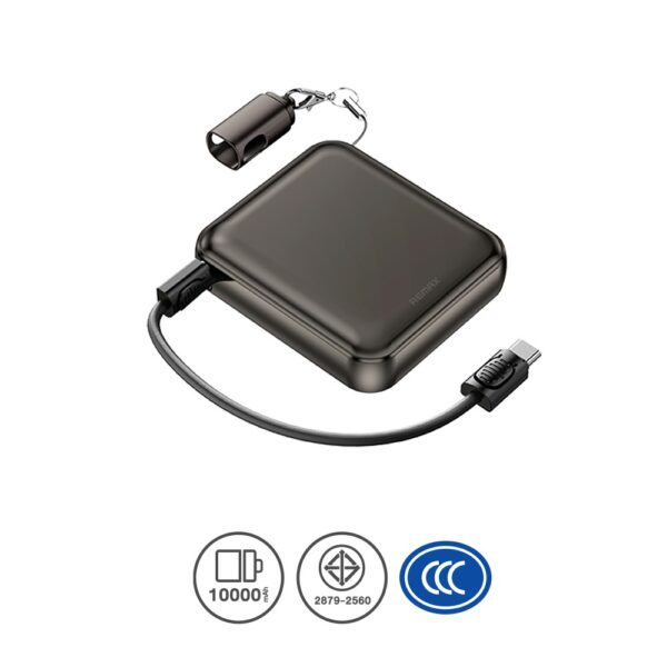 (มาตรฐาน CCC)Remax Power Bank 10000mAh (RPP-120) - Black