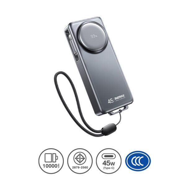 (มาตรฐาน CCC)Remax Power Bank 10000mAh (FCP-11) - Tarnish