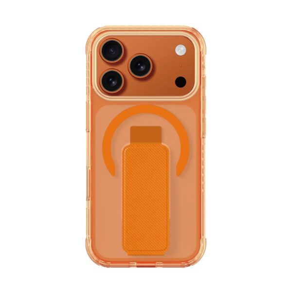 (สินค้าพร้อมส่ง) AMAZINGthing Titan Pro Holder Magsafe with Grip-Stand Case เคส iPhone 17 Pro Max - Orange