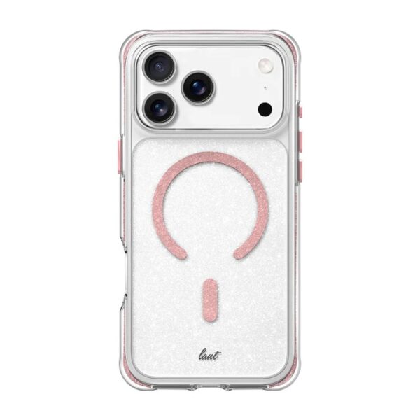 LAUT Aero Sparkle MagSafe Case เคส iPhone 17 Pro - Crystal Pink [Pre-Order]