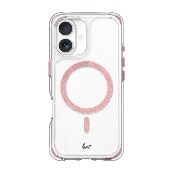 LAUT Aero Sparkle MagSafe Case เคส iPhone 17 - Crystal Pink [Pre-Order]