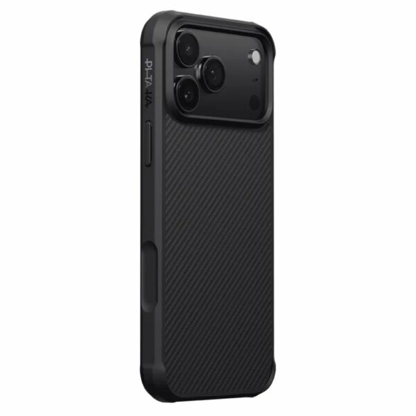 (สินค้าพร้อมส่ง) Pitaka Aramid ProGuard Case เคส iPhone 17 Pro – Black/Grey