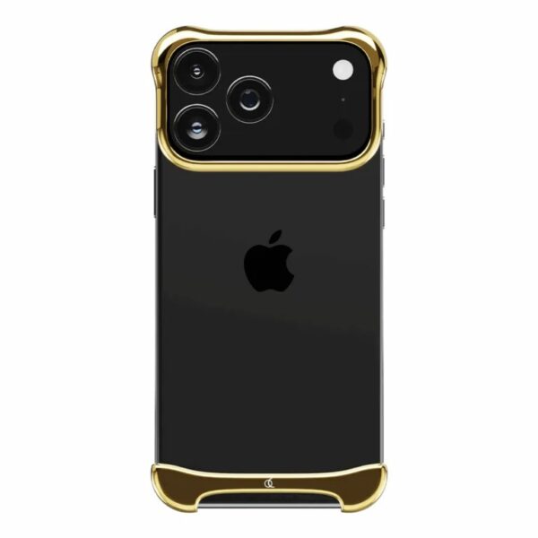 Arc Pulse Titanium Case เคส iPhone 17 Pro Max – Polished Gold [Pre-Order]