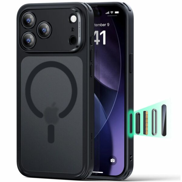 ESR Classic Hybrid Case (Camera Control Button) Case เคส iPhone 17 Pro Max – Frosted Black [Pre-Order]
