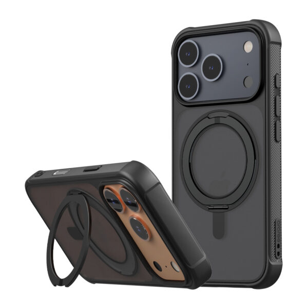 (มีสินค้าพร้อมส่ง) ARAREE Duple M Stand Case เคส iPhone 17 Pro – Black