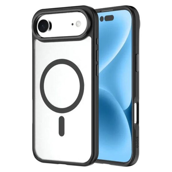 QDOS Hybrid Soft Case เคส iPhone 17 Air – Black