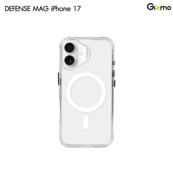 (สินค้าพร้อมส่ง) Gizmo Case Defense Magsafe Case เคส iPhone 17 - Clear