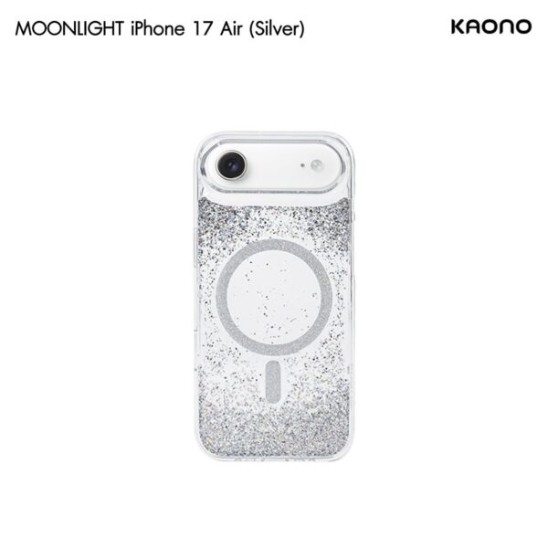 (สินค้าพร้อมส่ง) KAONO Moonlight Series MagSafe Case เคส iPhone 17 Air- Silver