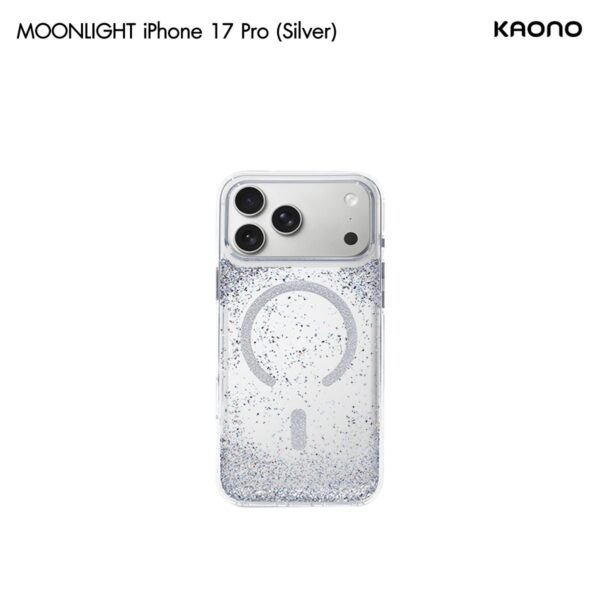 (สินค้าพร้อมส่ง) KAONO Moonlight Series MagSafe Case เคส iPhone 17 Pro - Silver