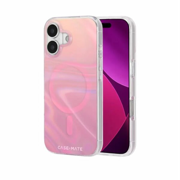 Case-Mate Peach Bubble Iridescent with MagSafe เคส iPhone 17 [Pre-Order]