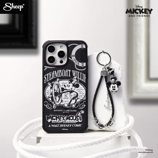 Sheep Mickey Mouse Magsafe Collection Outfit Case เคส iPhone 16 Pro – Mickey Steamboat [Pre-Order]