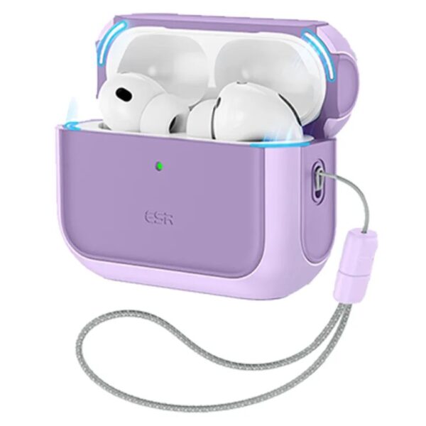 (สินค้าพร้อมส่ง) ESR Orbit Hybrid Case (HaloLock) เคส AirPods Pro 3 – Purple