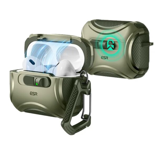ESR Cyber FlickLock Magnetic Case เคส AirPods Pro 3 – Green [Pre-Order]