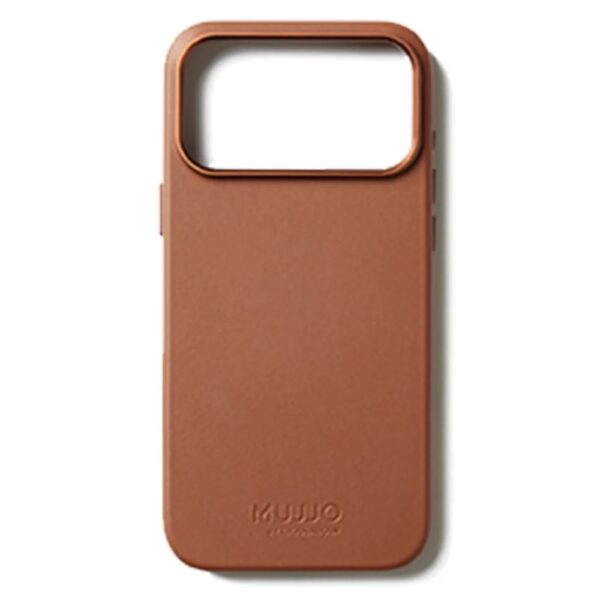 Mujjo Full Leather เคส iPhone 17 Pro – Tan [Pre-Order]