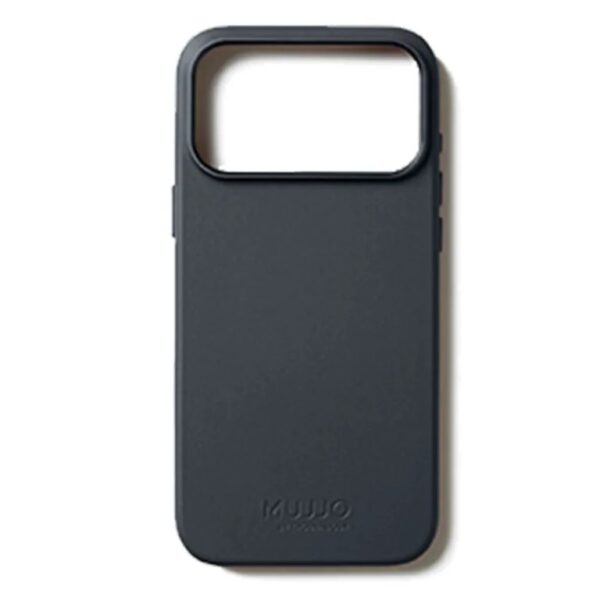 Mujjo Full Leather เคส iPhone 17 Pro – Basalt [Pre-Order]