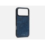 GRAMS(28) 121 MagSafe Leather (Snowflake Leather) เคส iPhone 17 Pro Max – Jeans [Pre-Order] - Image 4