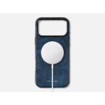 GRAMS(28) 121 MagSafe Leather (Snowflake Leather) เคส iPhone 17 Pro Max – Jeans [Pre-Order] - Image 3