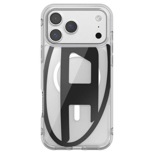 Diesel Oval D Metallic Case (Magsafe) Case เคส iPhone 17 Pro – Black [Pre-Order]
