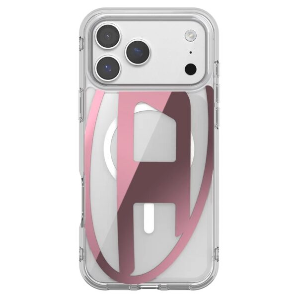 Diesel Oval D Metallic Case (Magsafe) Case เคส iPhone 17 Pro – Pink [Pre-Order]
