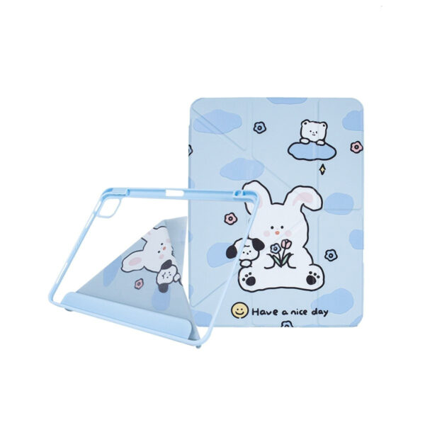 Molan Cano Printing  Multi stand Case เคส iPad Air 4/Air 5 (Air 2024-2025) - Happy Bunny [Pre-Order]