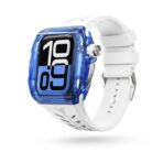 Y24 BONDI เคสและสาย Apple Watch (46mm) – Blue/Silver - Image 2