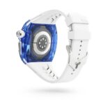 Y24 BONDI เคสและสาย Apple Watch (46mm) – Blue/Silver - Image 5