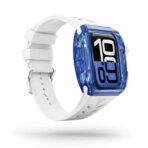 Y24 BONDI เคสและสาย Apple Watch (46mm) – Blue/Silver - Image 3