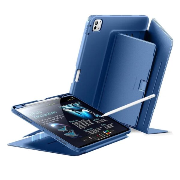ESR Flip Magnetic Case (Pencil Holder) Case เคส iPad Pro 11″ (M5/M4) – Blue
