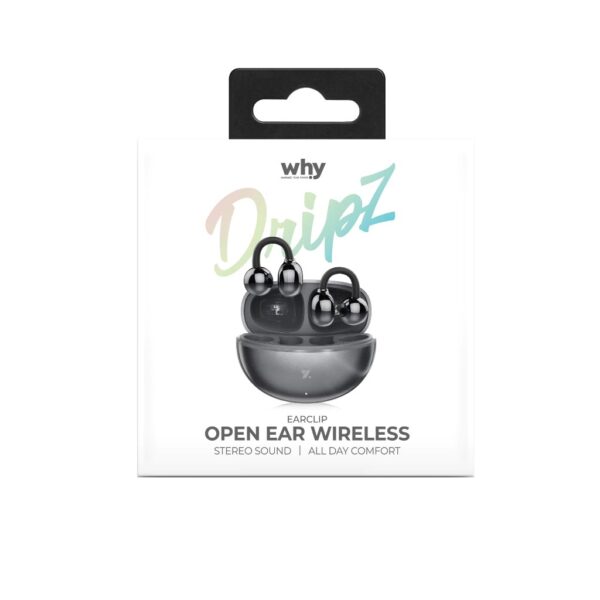 (สินค้าพร้อมส่ง) Why Dripz TWS Eardip (EP-3204) - Black