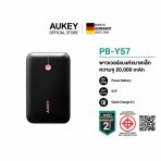 (สินค้าพร้อมส่ง) AUKEY PB-Y57 Spark Mini 20000 Compact Fast Charging Power Bank - Black Pink - Image 2
