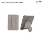 Gizmo Card Pocket MacGrip Stand (GG-026) - Gray