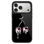 Casetify Glaze Magsafe Case เคส iPhone 17 Pro – Chrome Cherry/Black
